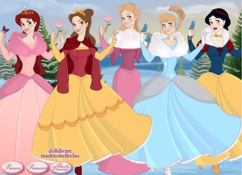 disney princess winter dresses The Winter Belle gowns - Disney Princess Inspired