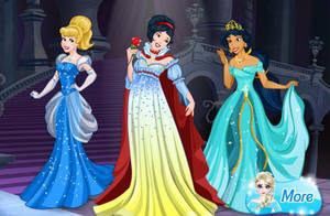Cinderella, Snow White And Jasmine