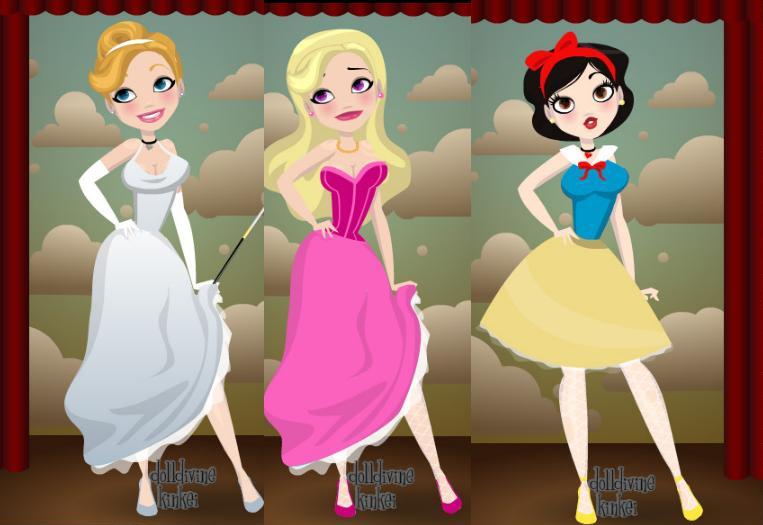 AzaleasDolls Pin Up Princess - Disney Ladies 02.01 by CheshireScalliArt on  DeviantArt