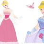 Princess Cinderella In Fancy Dresses