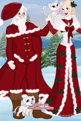 Santaclaus and christmas girl by adrianaTheGirlOnFire