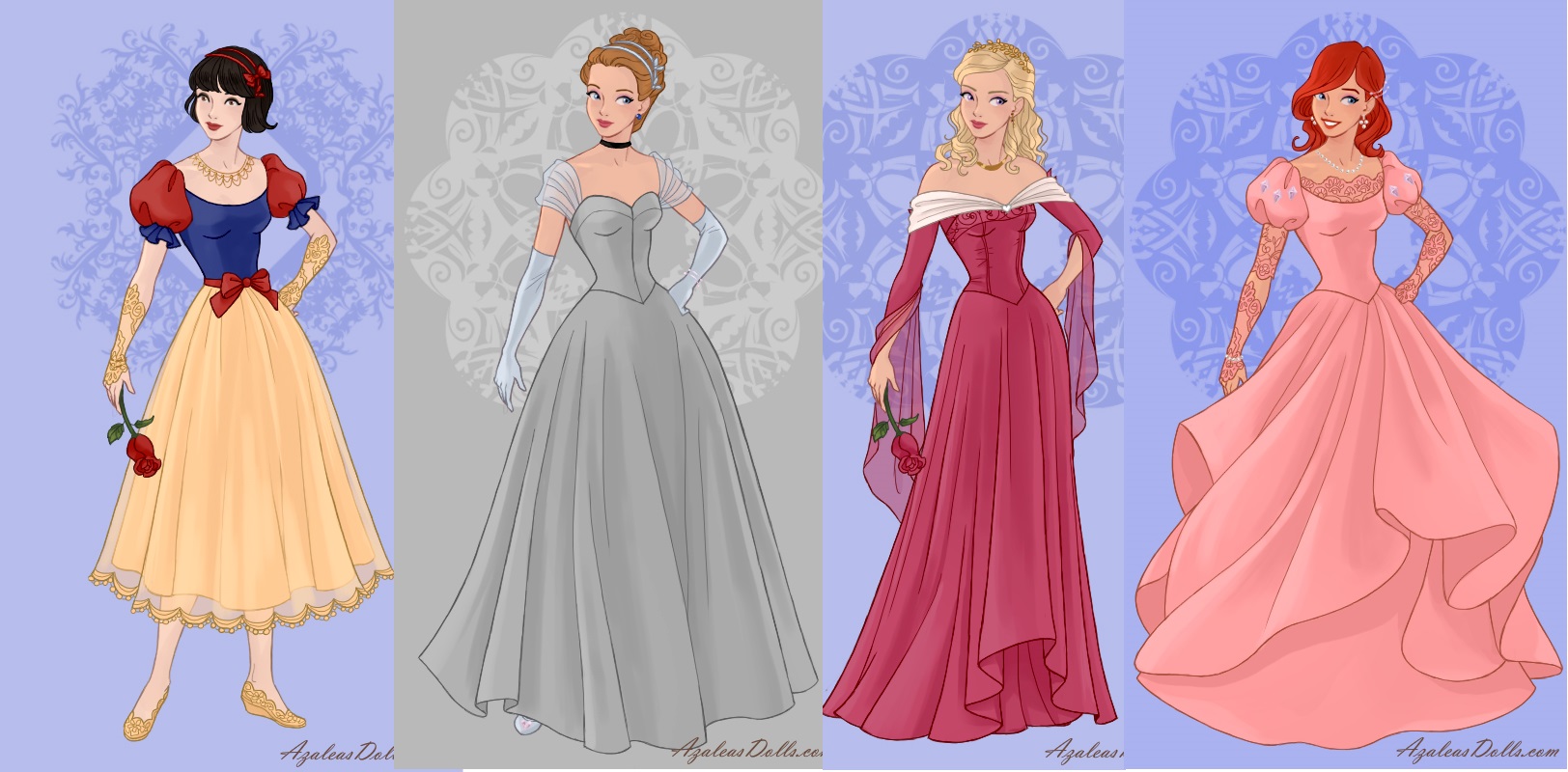 Snow White Cinderella Aurora Ariel Belle Jasmine Archives ⋆ Bespoke Graphics