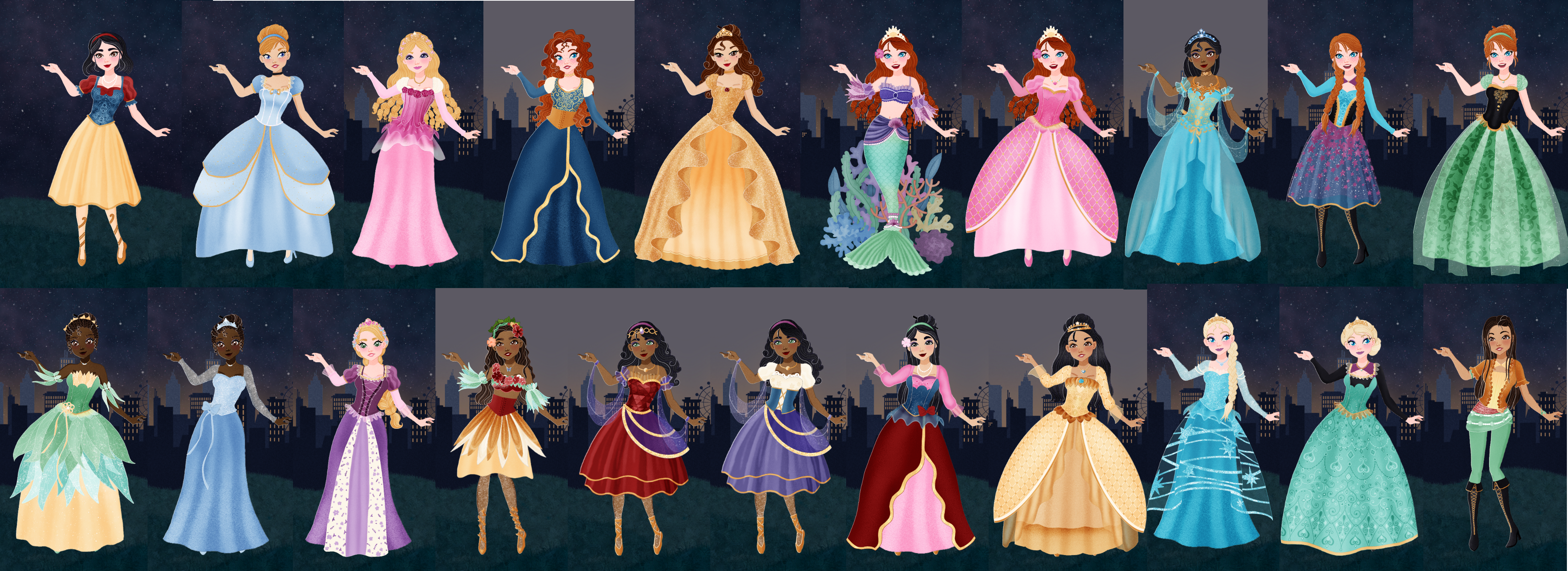 Disney princess barbie clothes hotsell