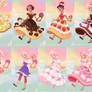 dessert candy girls