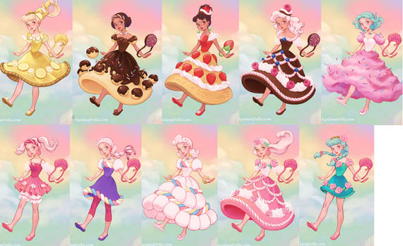 dessert candy girls