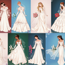 disney princesses in wedding dresses
