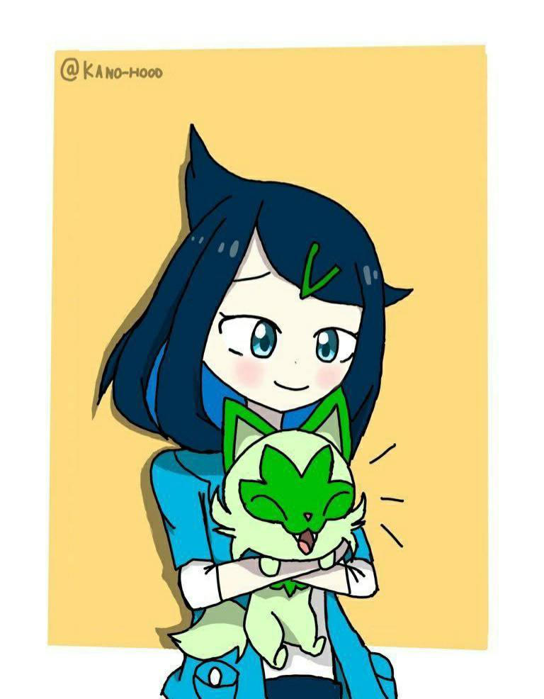 Liko And Sprigatito By Kano hood On DeviantArt liko-and-sprigatito-by-kano-hood-on-deviantart