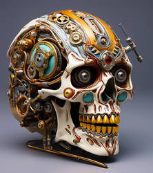 Colorful Mechanical Skull 2.0