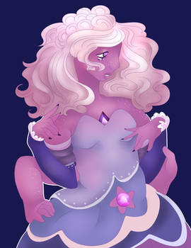 Lilac Diamond! (Rose and B.Diamond fusion)