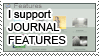 I support journal features by Star-buckDevstamps
