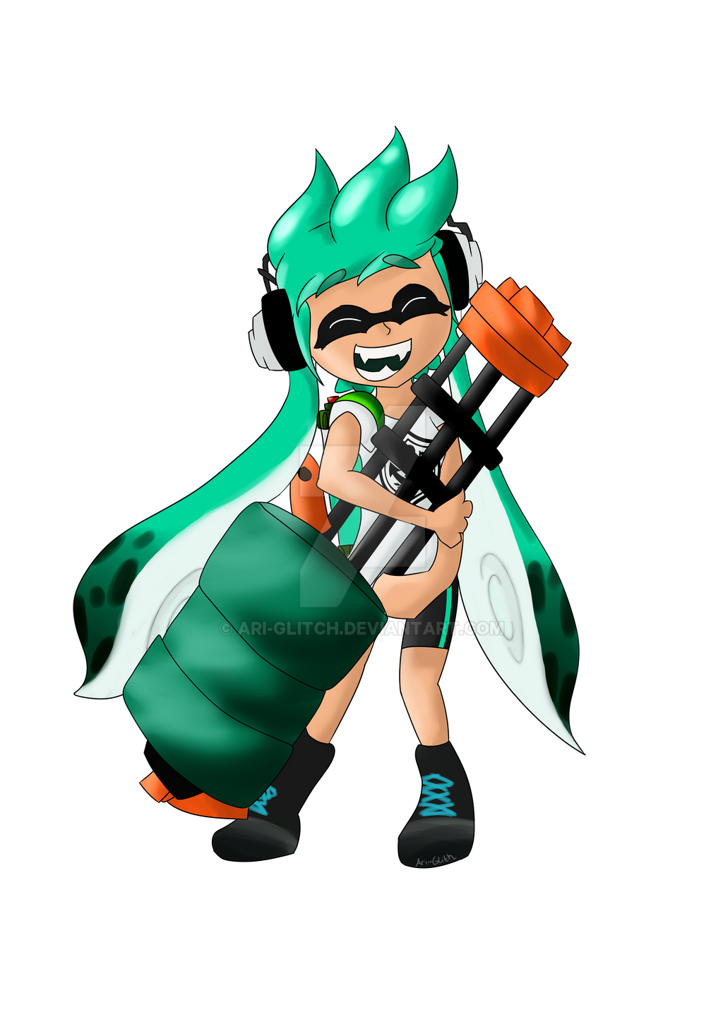 Happy Inkling by Ari-Glitch on DeviantArt