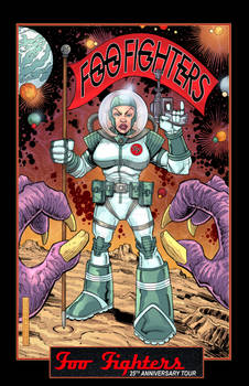 Foo Fighters 25th Anniversary poster