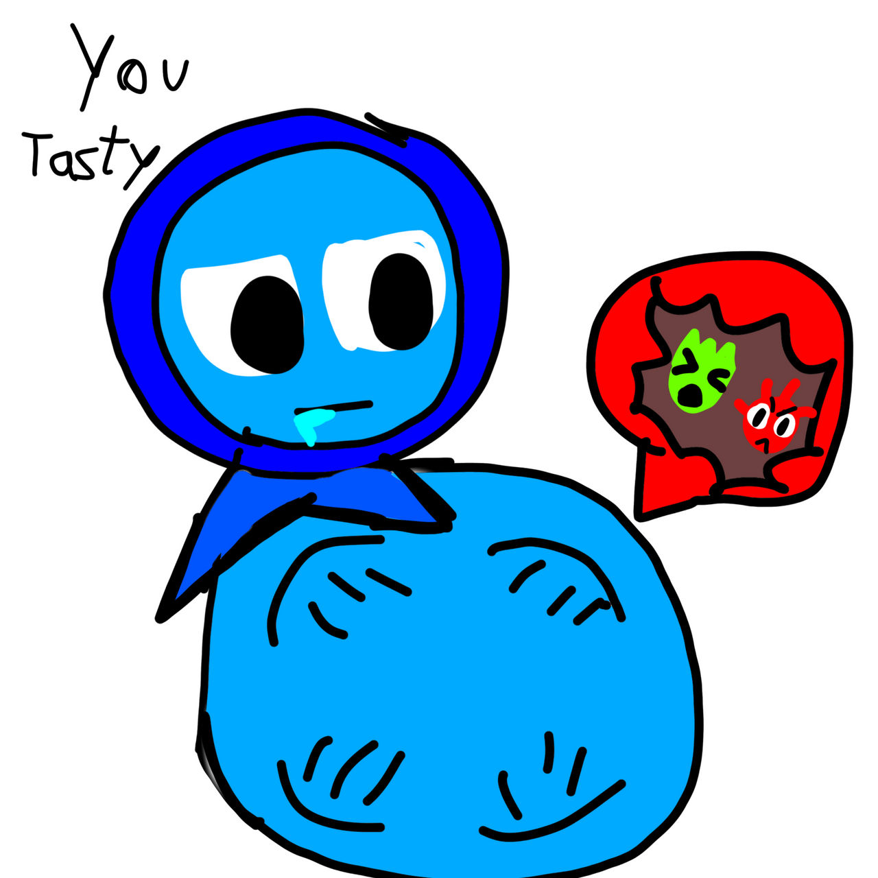 Jevin ate lime and raddy by Foxito69 on DeviantArt