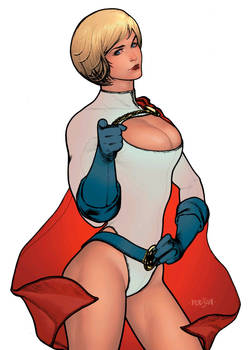 Power Girl Commission by adagadegelo