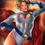 Power Girl salute by Layne