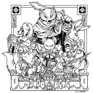 Redwall RPG Cover Illustration (Woodlander)