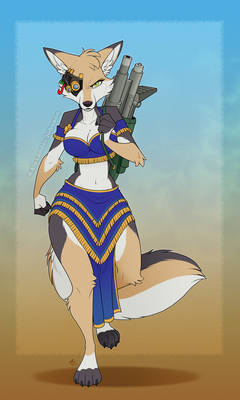 Jackal on Patrol (commission)