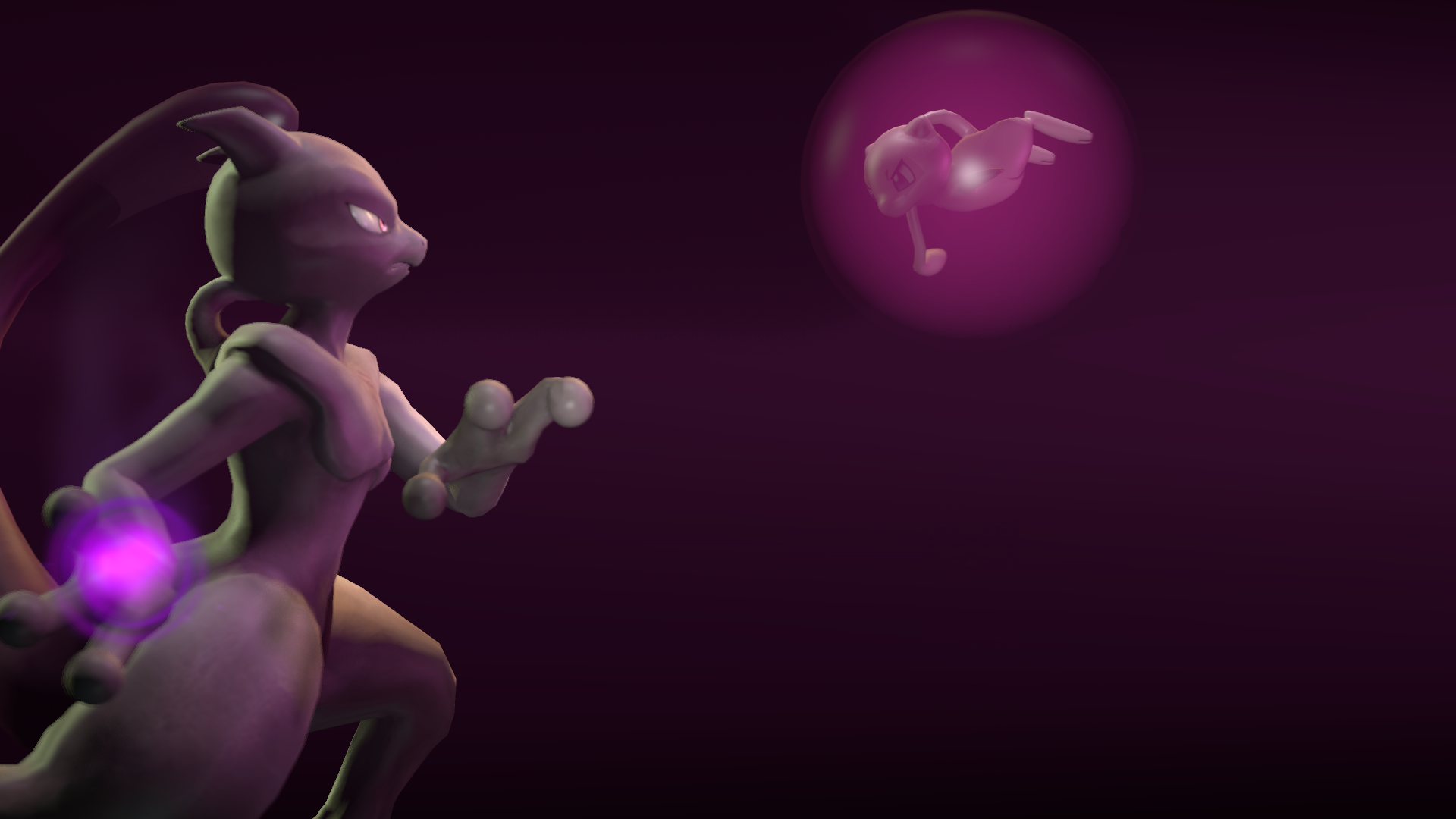 Pokemon - Mew Vs. Mewtwo by GustavoCardozo97 on DeviantArt