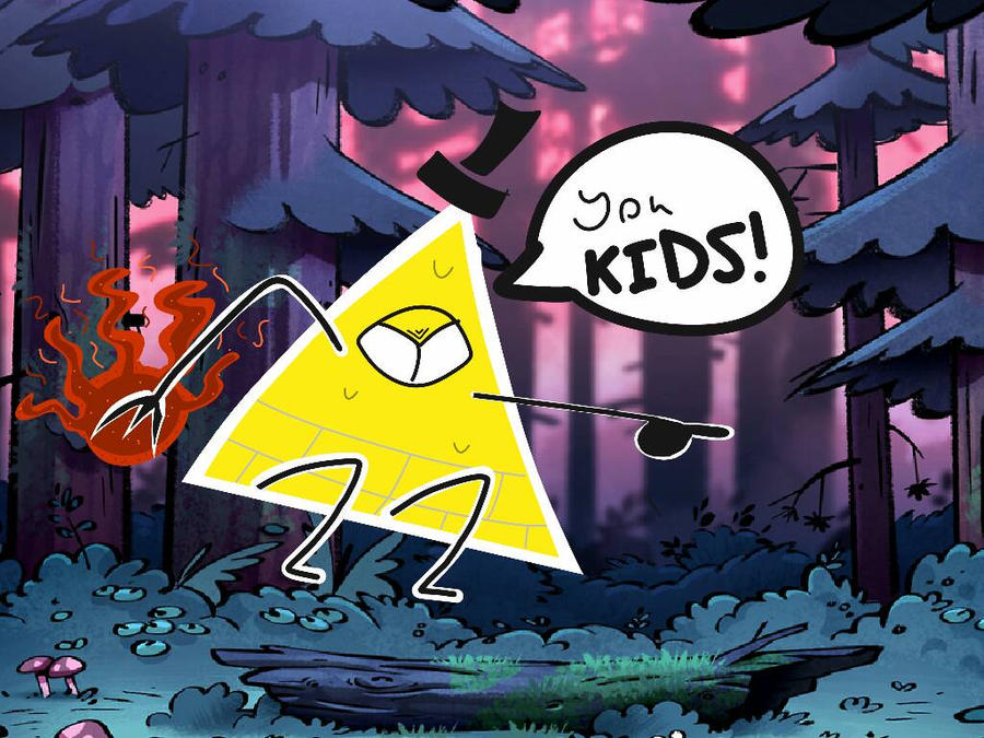 Bill Cipher fan art by Kenainess on DeviantArt