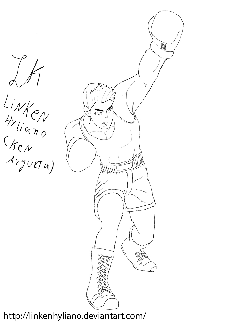 Little Mac SKETCH (Smash Bros) By:Ken by LinKenHyliano on DeviantArt