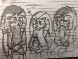 {Sketches} Luger and Locke