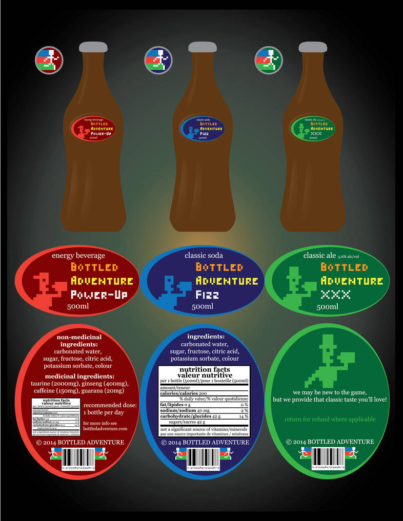 Beverage Labels by WolfTron on DeviantArt
