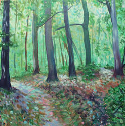 Plein air forest view 6