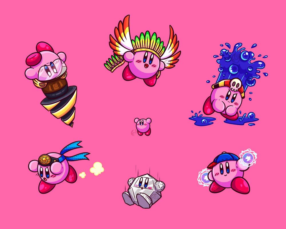 Drawing All Copy Abilities - Part 2 by EFY727 on DeviantArt