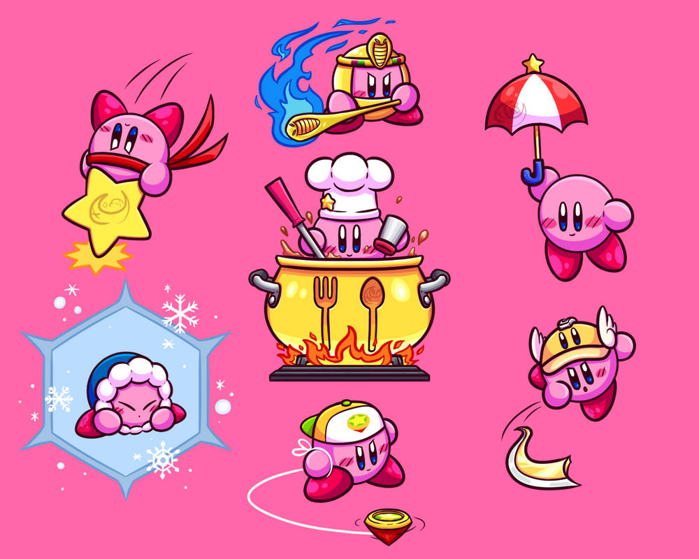 Drawing All Copy Abilities - Part 4 by EFY727 on DeviantArt