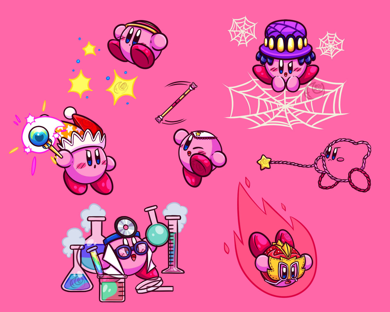 Drawing All Copy Abilities - Part 5 by EFY727 on DeviantArt