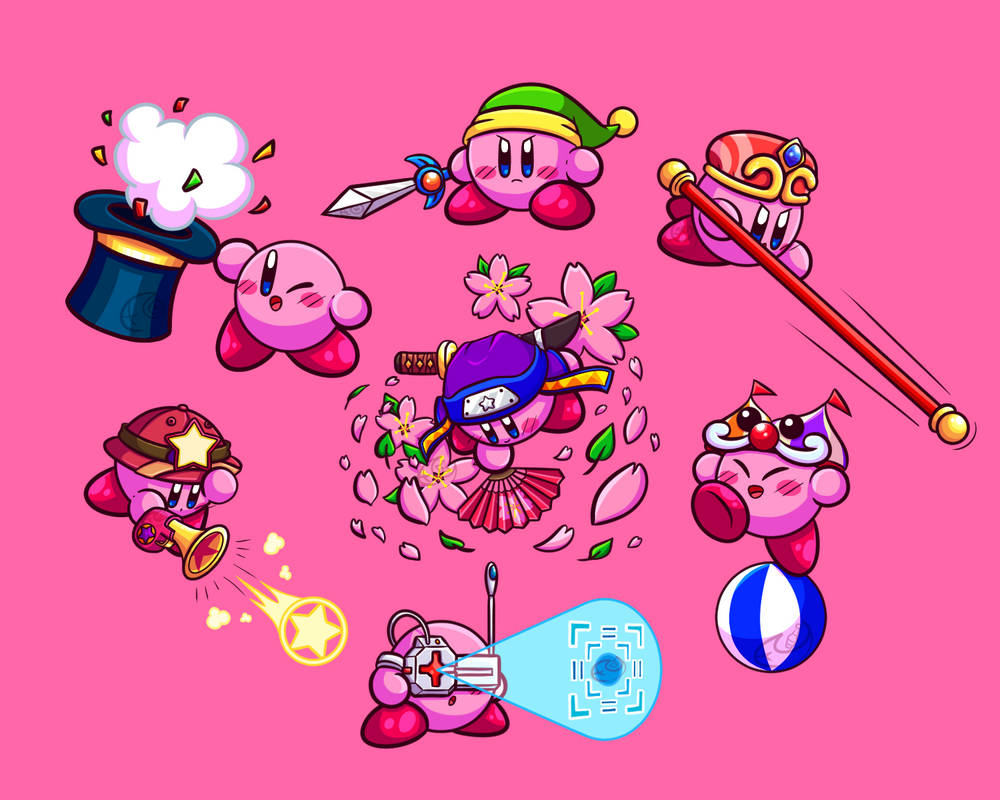 Drawing All Copy Abilities - Part 10 by EFY727 on DeviantArt