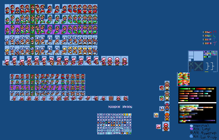 my broke smb1 code play at your on risk : r gamecheats... SMAS SMB1 powerup sheet by chewace on DeviantArt