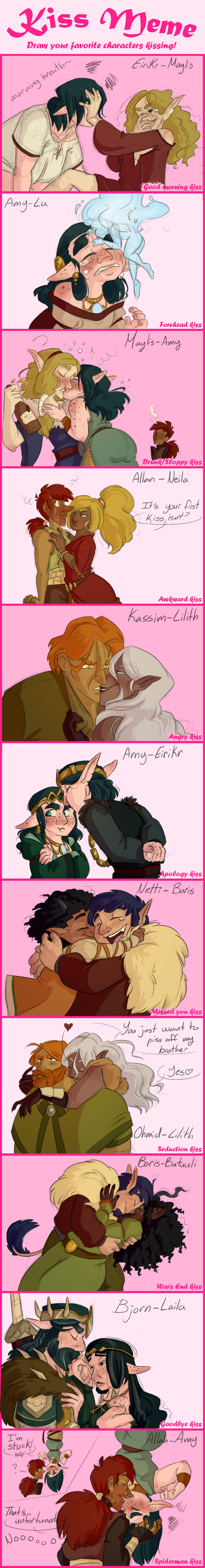 Kiss Meme Faint Stars Edition - by GreenOverGreen