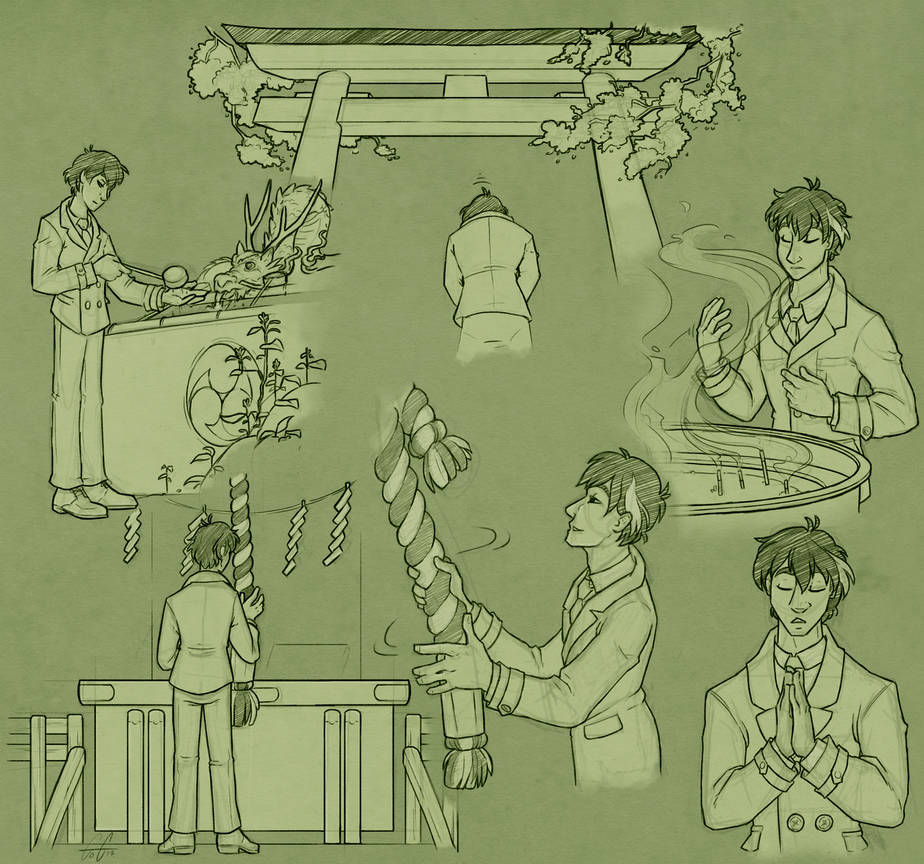 Commission - Shinto Ritual by WitchinVikin on DeviantArt