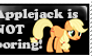 Applejack is NOT boring!