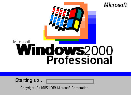 Windows 2000 Boot Screen MS Paint by harounisbackbaby on DeviantArt