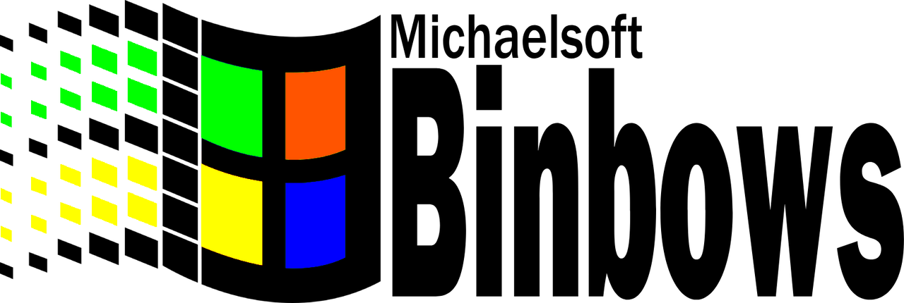 Michaeksift Michaelsoft Binbows logo by harounisbackbaby on DeviantArt