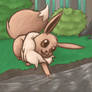 Eevee at the River (Painting Version)