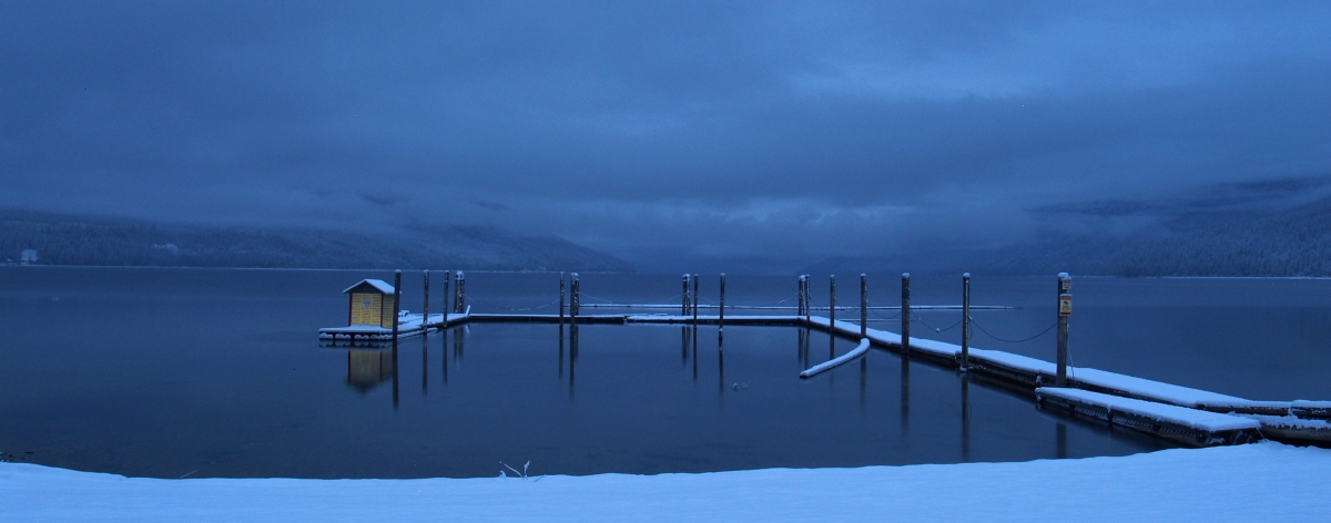 somber dockhouse