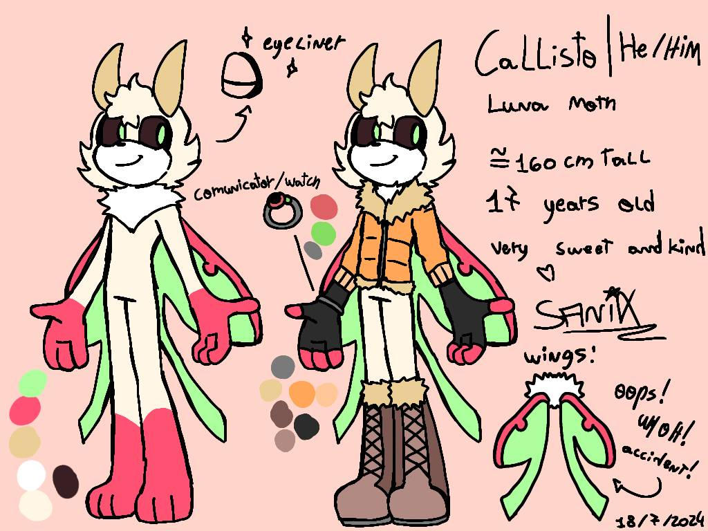 Callisto the Moth (Sonic OC) by IMOVVfox on DeviantArt
