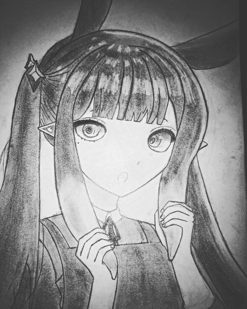 Ninomae Ina'nis Drawing by TPTriceratops on DeviantArt