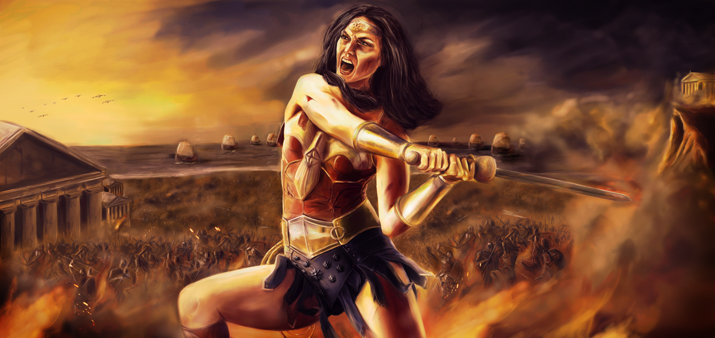 Themyscira Burns - WW concept