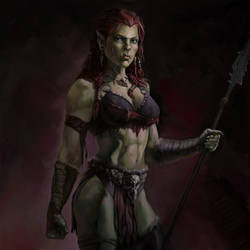 Warrior Orc Girl