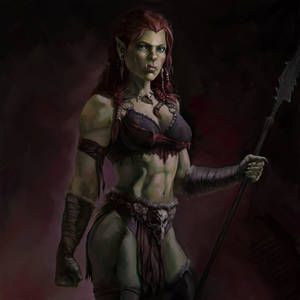 Warrior Orc Girl