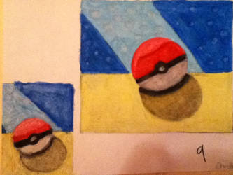 Pastel Painting Pokeball