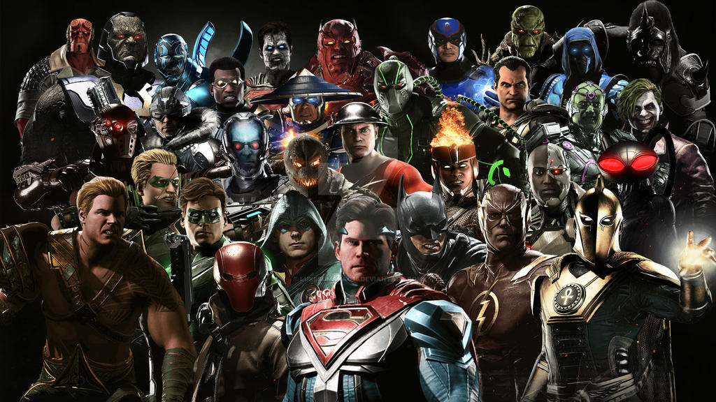 All Male Characters From Injustice 2 (w/o TMNT) by LukeSumayao15