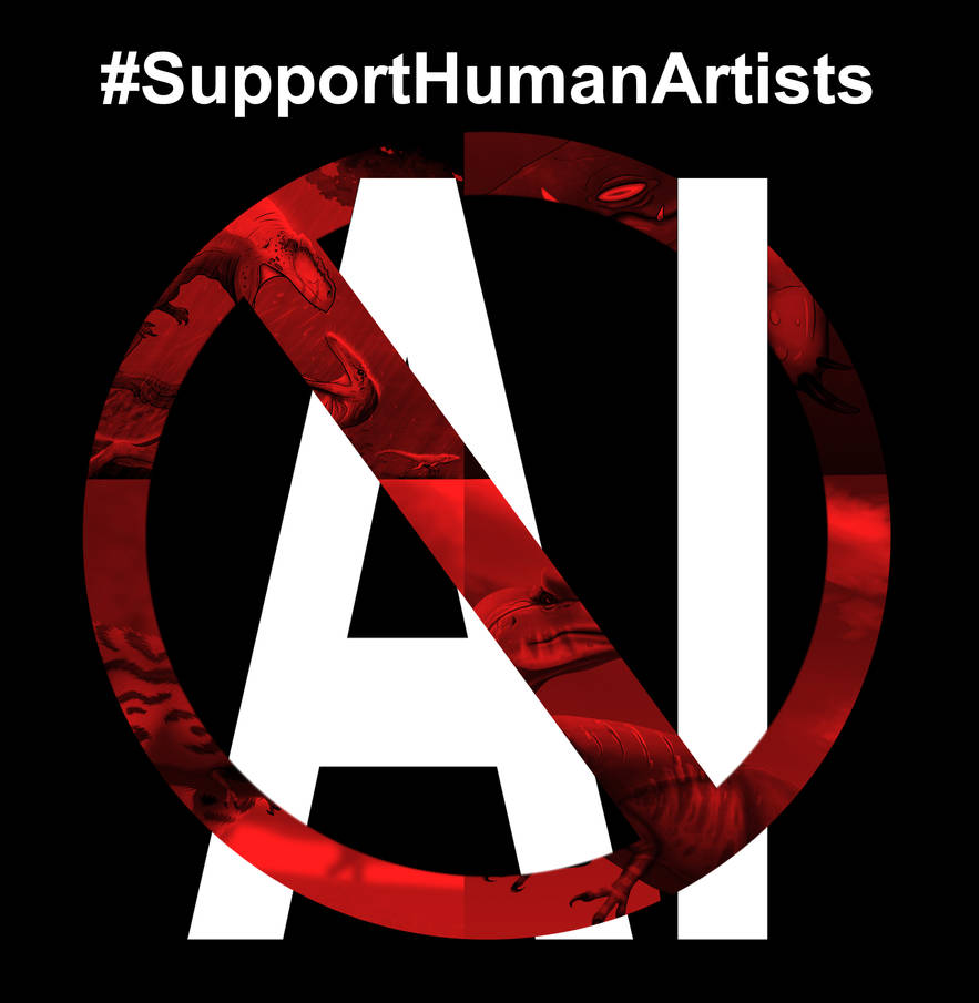 Respect Human Artists by Cryoll on DeviantArt