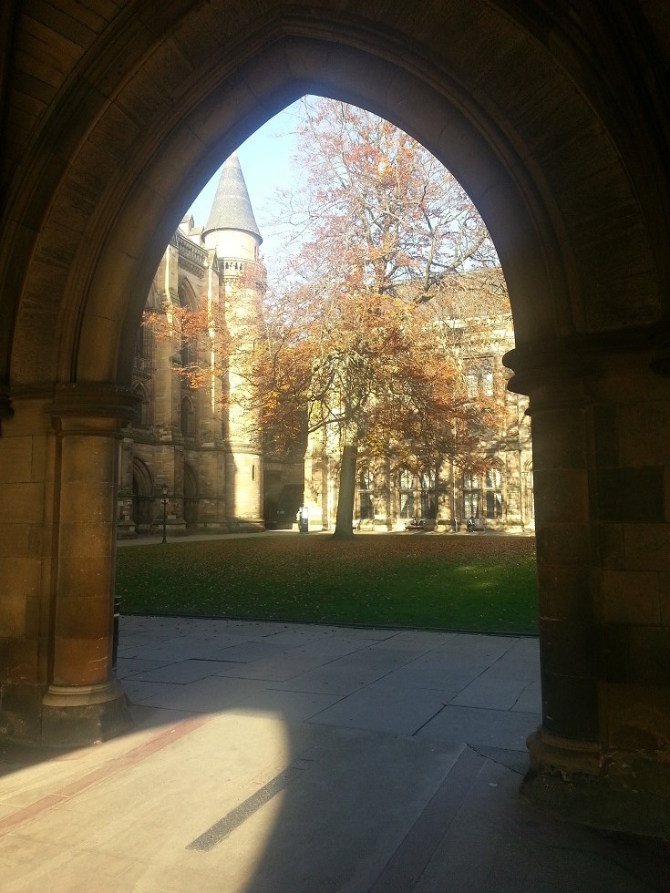 Autumn at Glasgow University.