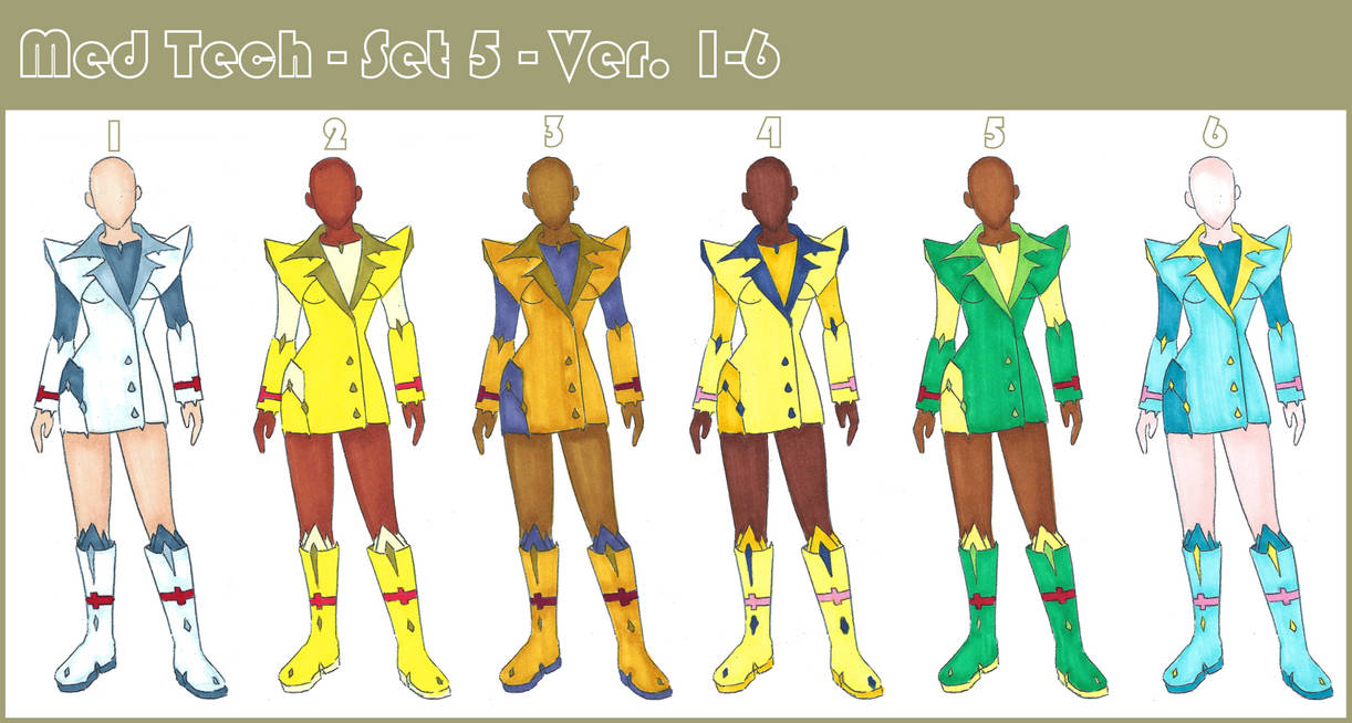 Med Tech Dress Code Med Tech - Set 5 - 1-6 by LumaCruz on DeviantArt