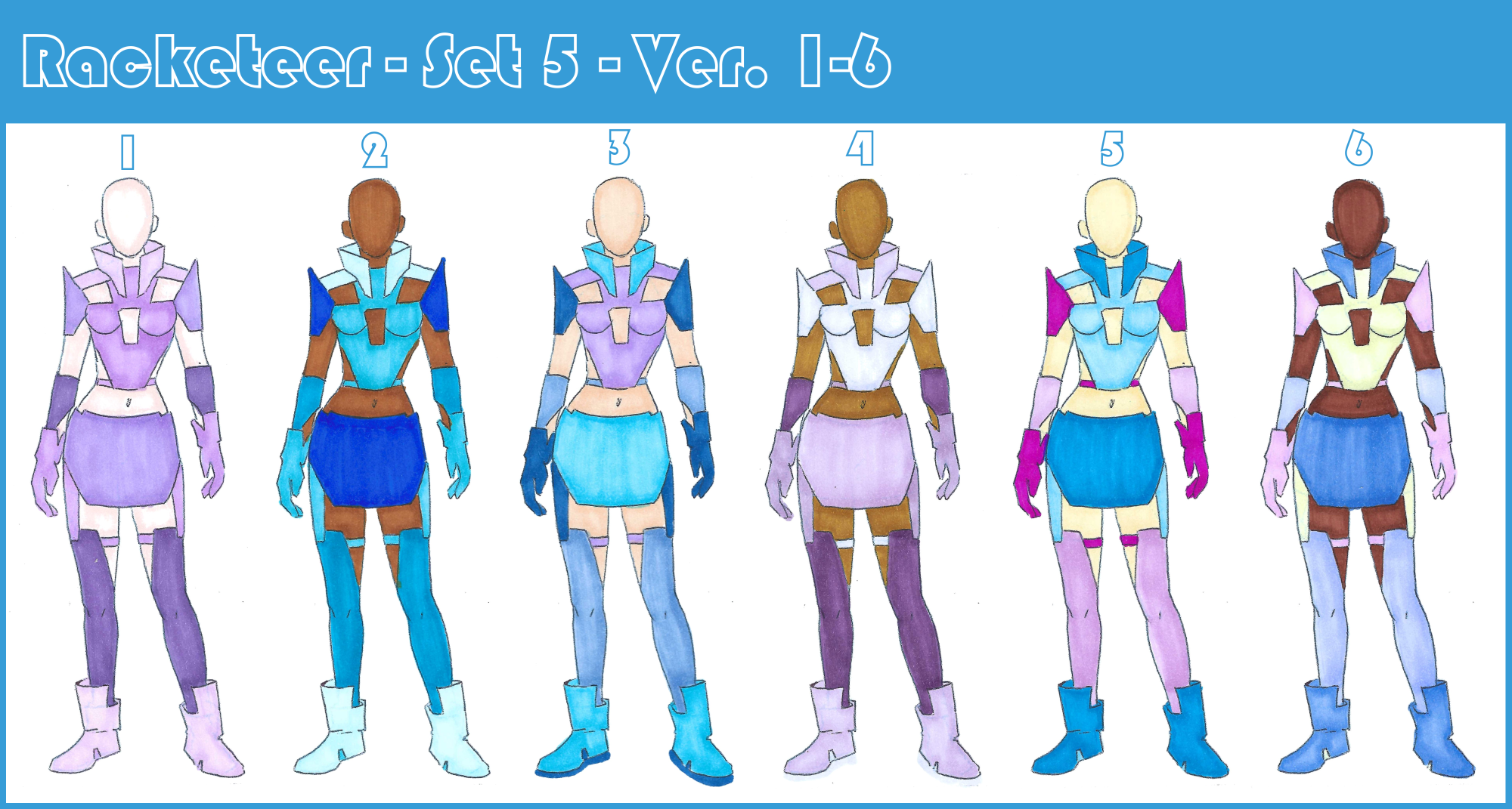 Racketeer - Set 5 - 1-6 by LumaCruz on DeviantArt